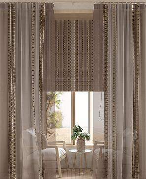 Тюль «Роменвилс (коричневый)» | фото 3