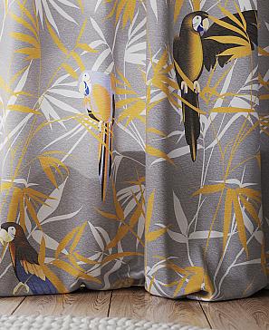 Комплект штор «Пенвирен» серого цвета