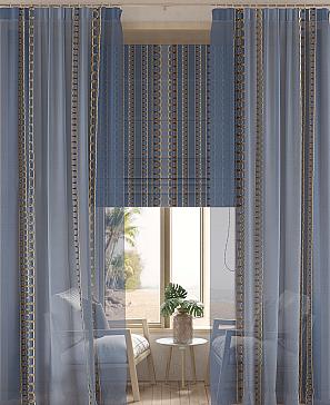 Тюль «Роменвилс (синий)» | фото 3