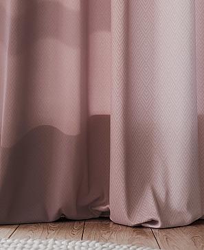 Комплект штор «Монглес» розового цвета