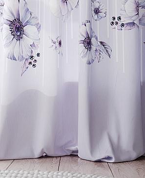 Комплект штор «Алондрис» сиреневого цвета