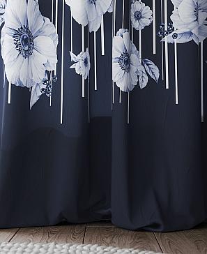 Комплект штор «Алондрис» черного цвета