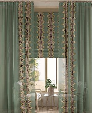 Тюль «Ронеолс (зеленый)» | фото 3