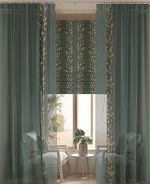 Тюль «Ромервис (темно-бирюзовый)» | фото 3