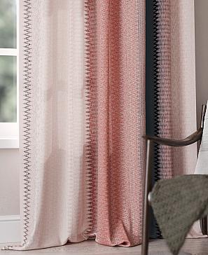 Комплект штор «Леквенрис» кораллового цвета