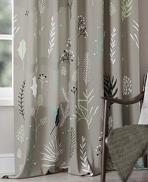 Комплект штор «Рекенвил (бежево-мятный)» | фото 3