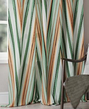 Комплект штор «Роферс» зеленого цвета