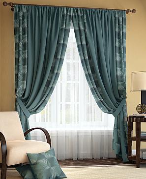 Комплект штор «Ларон (морская волна)» | фото 3