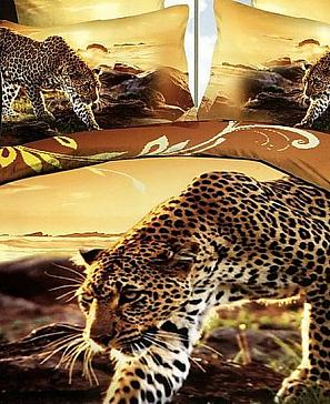 Постельное белье «Леопард» с животными