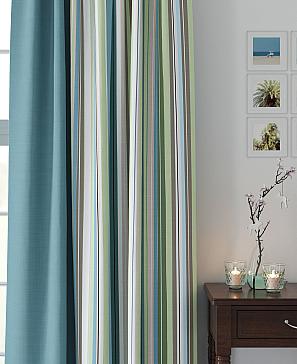 Комплект штор «Флеренс» бирюзового цвета