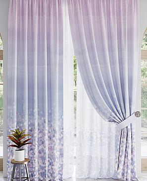 Комплект штор «Регверс» фиолетового цвета