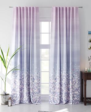 Комплект штор «Регверс» фиолетового цвета