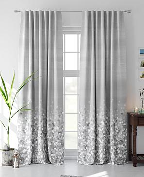 Комплект штор «Регверс» серого цвета
