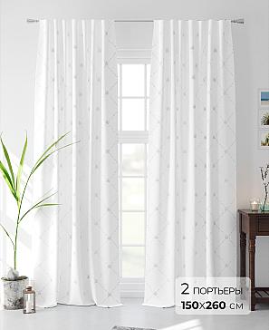 Комплект штор «Лиремос (белый)» | фото