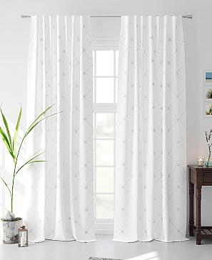 Комплект штор «Лиремос» белого цвета