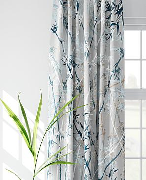 Комплект штор «Эрименс» серого цвета