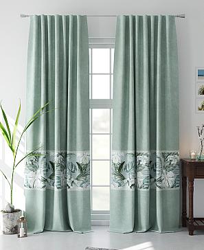 Комплект штор «Менвелс» мятного цвета