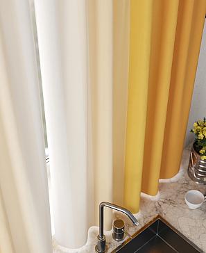 Комплект штор «Ромерни» оранжевого цвета