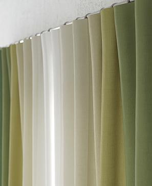 Комплект штор «Ромерни» зеленого цвета