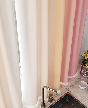 Комплект штор «Ромерни» персиково-розового цвета