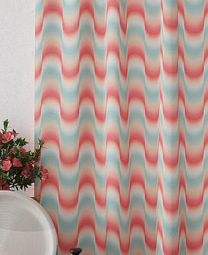 Комплект штор «Ленгерс (кораллово-голубой)» | фото 3