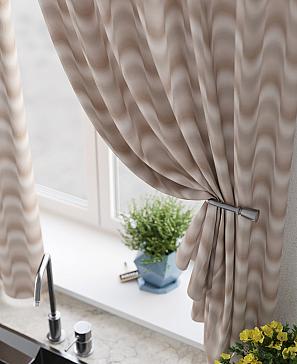 Комплект штор «Ленгерс» бежевого цвета