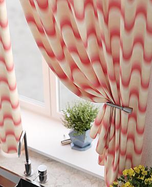 Комплект штор «Ленгерс» кораллового цвета