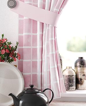 Комплект штор «Кенверс» розового цвета