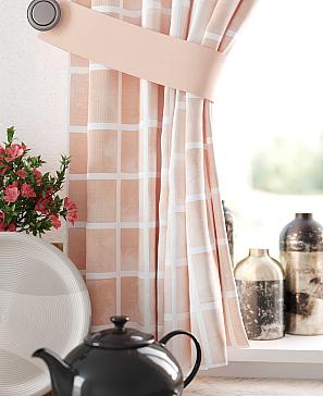 Комплект штор «Кенверс» персикового цвета