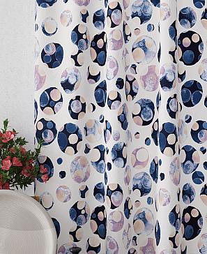 Комплект штор «Кеновилс» темно-синего цвета