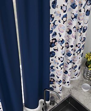 Комплект штор «Кеновилс» темно-синего цвета