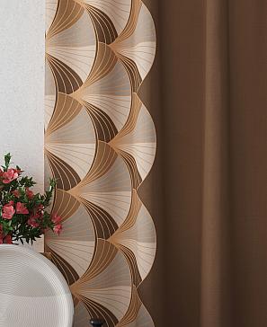 Комплект штор «Менкирс (коричневый)» | фото 3