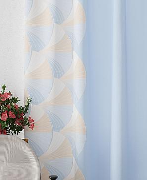 Комплект штор «Менкирс (голубой)» | фото 3