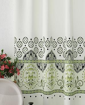 Комплект штор «Риленкис» зеленого цвета