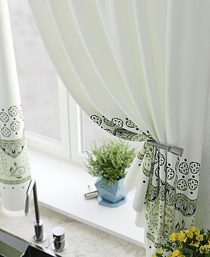 Комплект штор «Риленкис» зеленого цвета