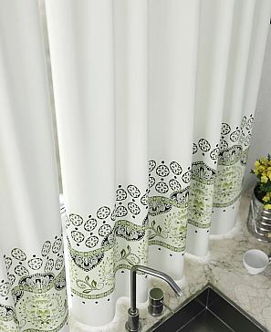 Комплект штор «Риленкис» зеленого цвета