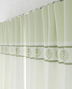 Комплект штор «Риленкис» зеленого цвета