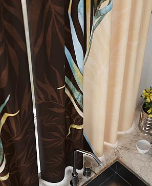 Комплект штор «Менкерс» оранжевого цвета