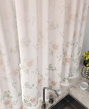 Комплект штор «Рилениос» персикового цвета