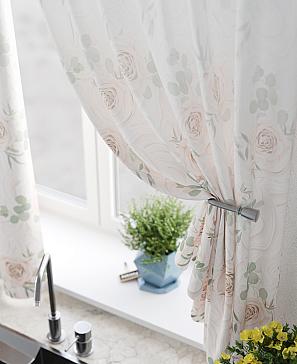 Комплект штор «Рилениос» белого цвета