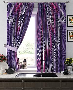 Комплект штор «Лимнекс» фиолетового цвета