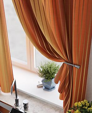 Комплект штор «Денгверс» терракотового цвета