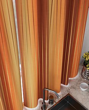 Комплект штор «Денгверс» терракотового цвета