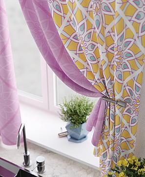 Комплект штор «Некленс» розового цвета