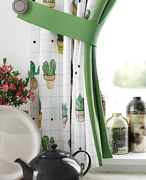 Комплект штор «Релневис (зеленый)» | фото 2