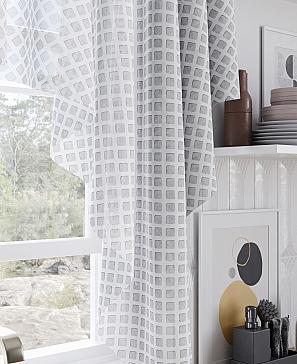 Тюль «Монверс» серого цвета