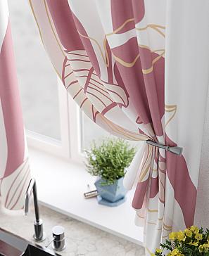 Комплект штор «Ролнес» ягодного цвета