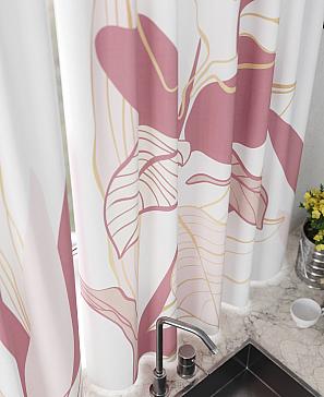 Комплект штор «Ролнес» ягодного цвета