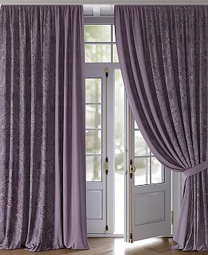 Комплект штор «Менверкис» фиолетового цвета