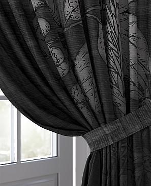 Комплект штор «Конкверс (черный)» | фото 2